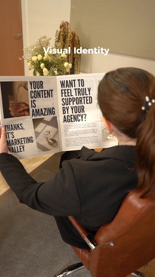 Don't worry, we're here to support you 🩶

We're more than just a creative agency, we work with you to support what your business actually needs. We help you build your brand, shape your story and create a strong strategy. 

Think scroll-stopping visuals, a recognisable visual identy, engaging content & ideas that convert. 

We also understand each brand is unique and needs a bespoke service format. That's why we adapt our approach to your goals, stage of growth and level of support needed. 

Ready for your brand to have content that connects? 

Oh, and if you stopped scrolling, it was probably us.

(creative agency, social media strategy, content creation, brand identity, digital marketing, visual storytelling)
.
#marketingvalley
#socialmediastrategy
#creativeagency #contentcreation #socialmediaagency