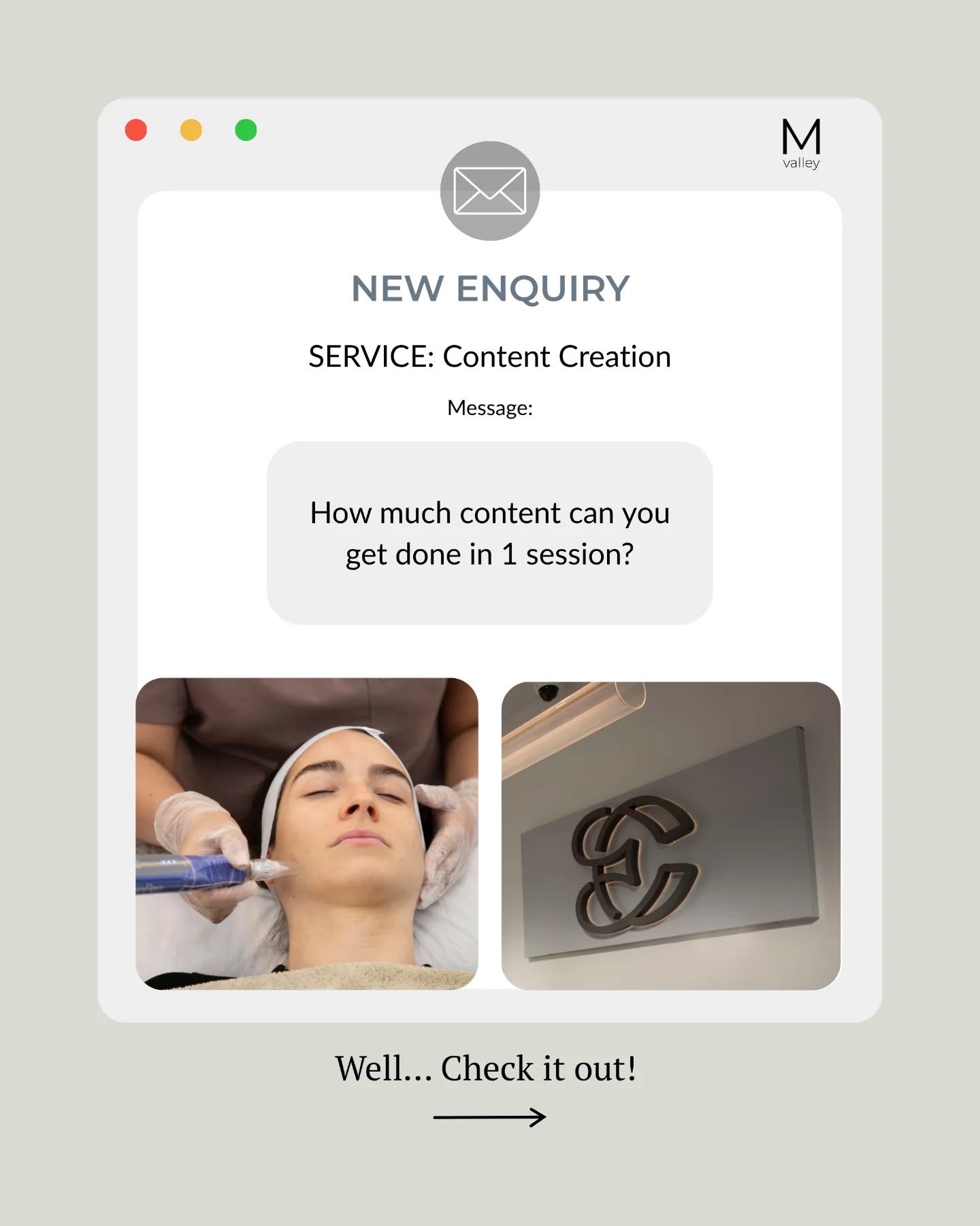POV you ask us "How much content can you get done in 1 session?"

Well, we can deliver around 3 months worth of content in 1 session!

For this clinic content day shoot we captured:

- 47 videos 
- 120 photos
- 6 treatments featured
- Clinic space & patient care content 

Flawlessly delivered ☺️
@eticaclinic 💆🏻‍♀️
.
#contentcreation #eventcontentcreator #contentmarketing #eventcontentcreation #contentcreator