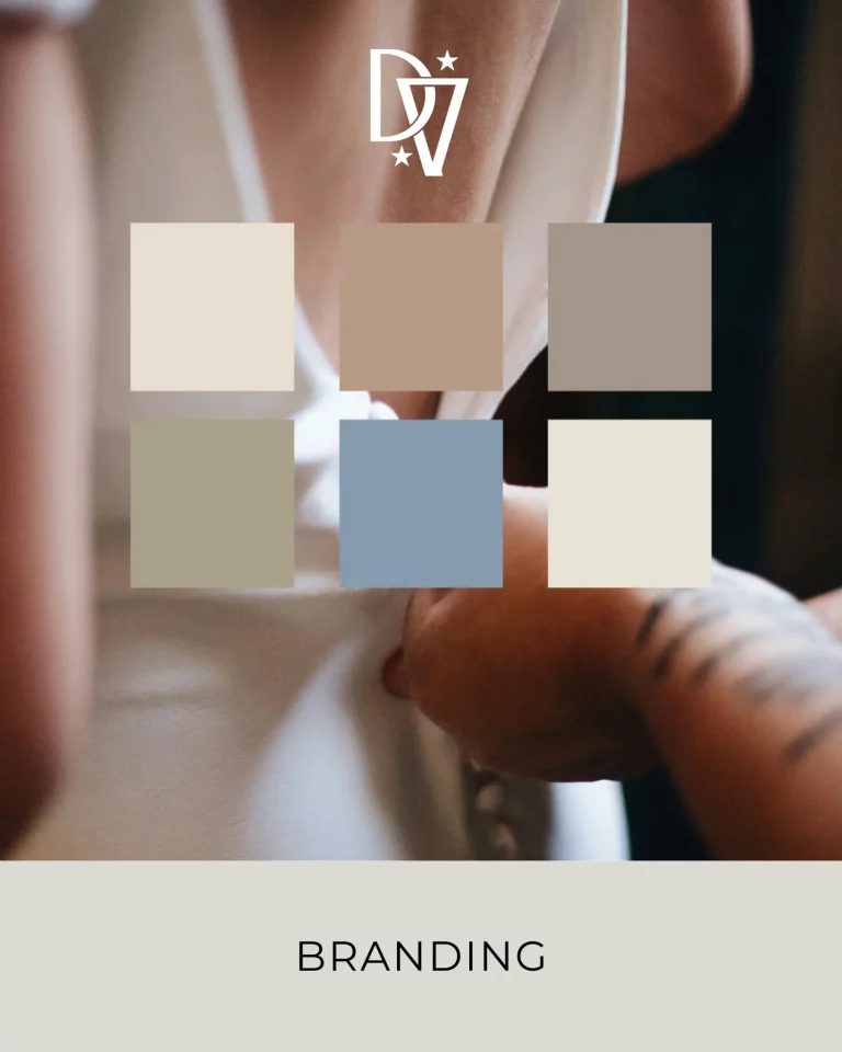 Marketing Valley branding service with custom colour palette design for creative businesses