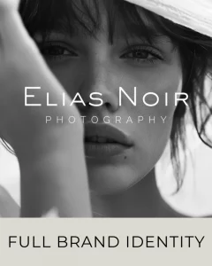 Marketing Valley services portfolio project featuring Elias Noir Photography full brand identity design