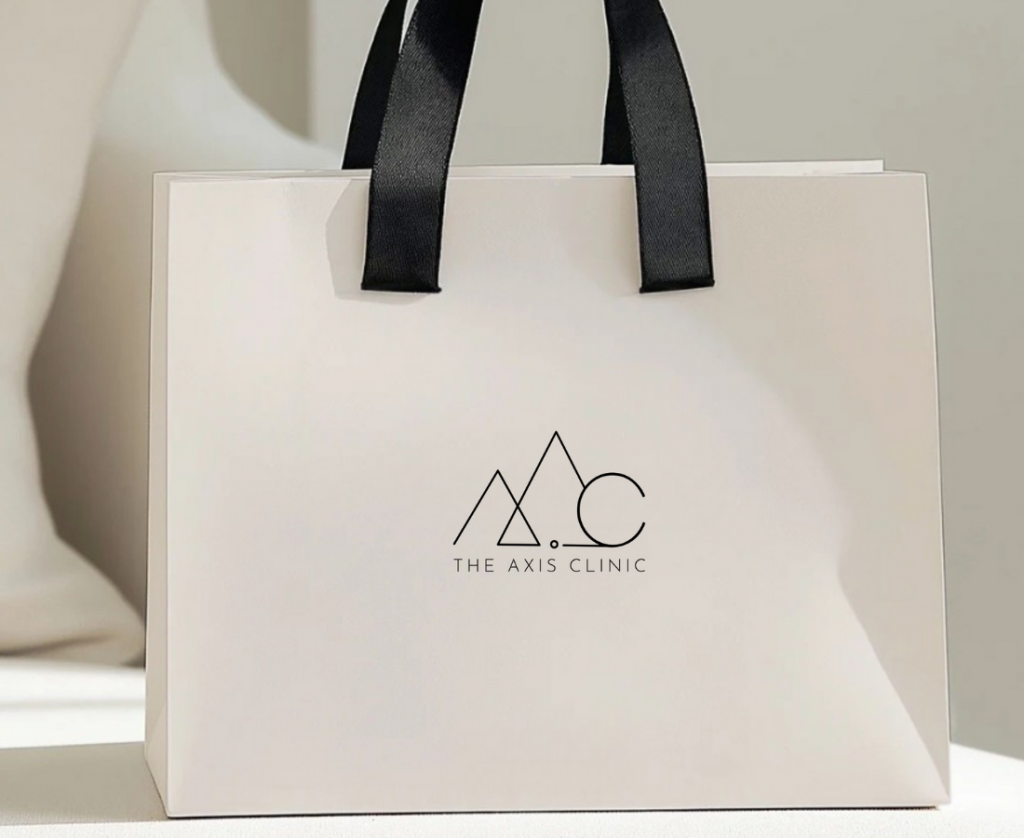 the axis clinic logo design application