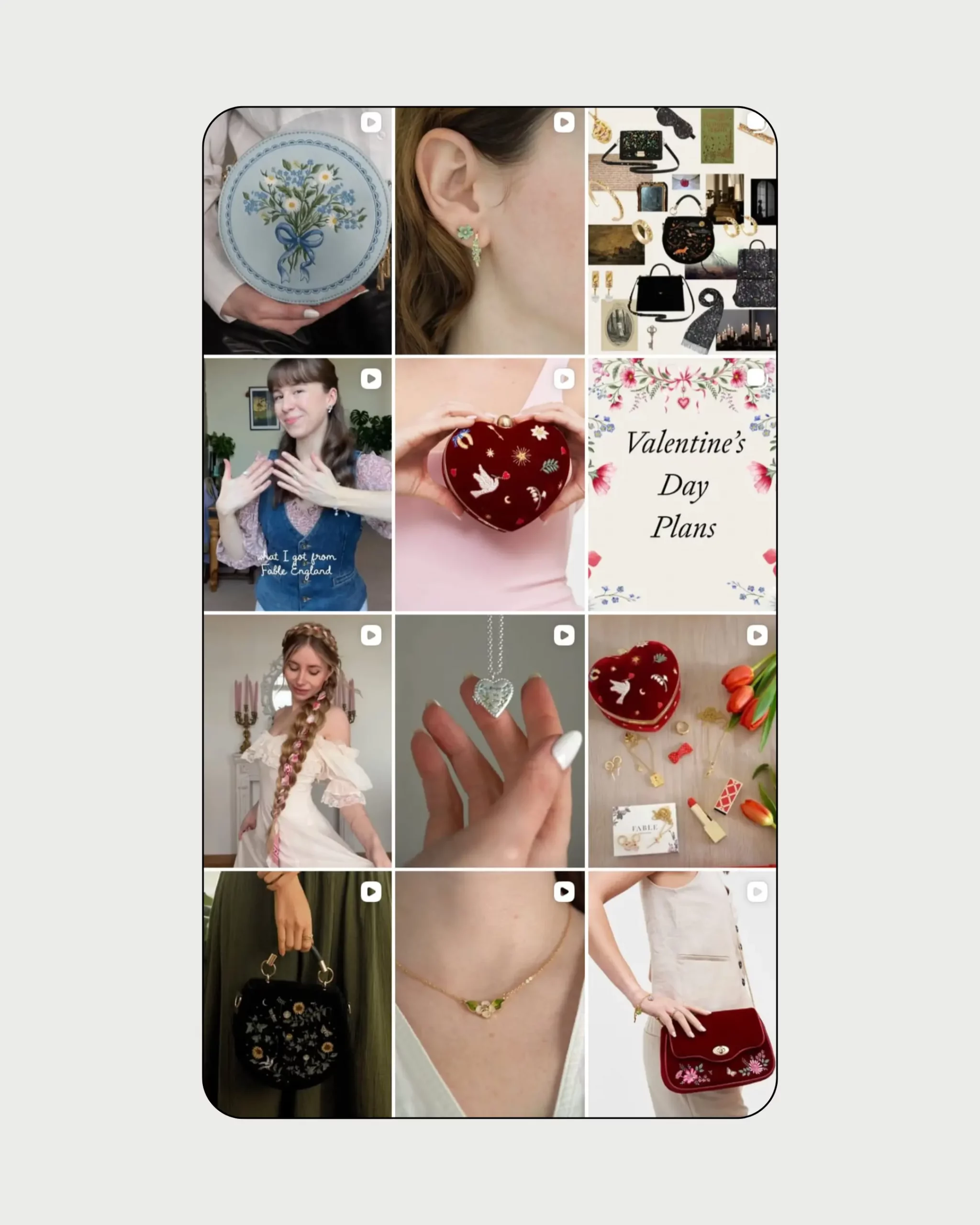 Fable England Instagram feed showcasing content creation and social media management by Marketing Valley