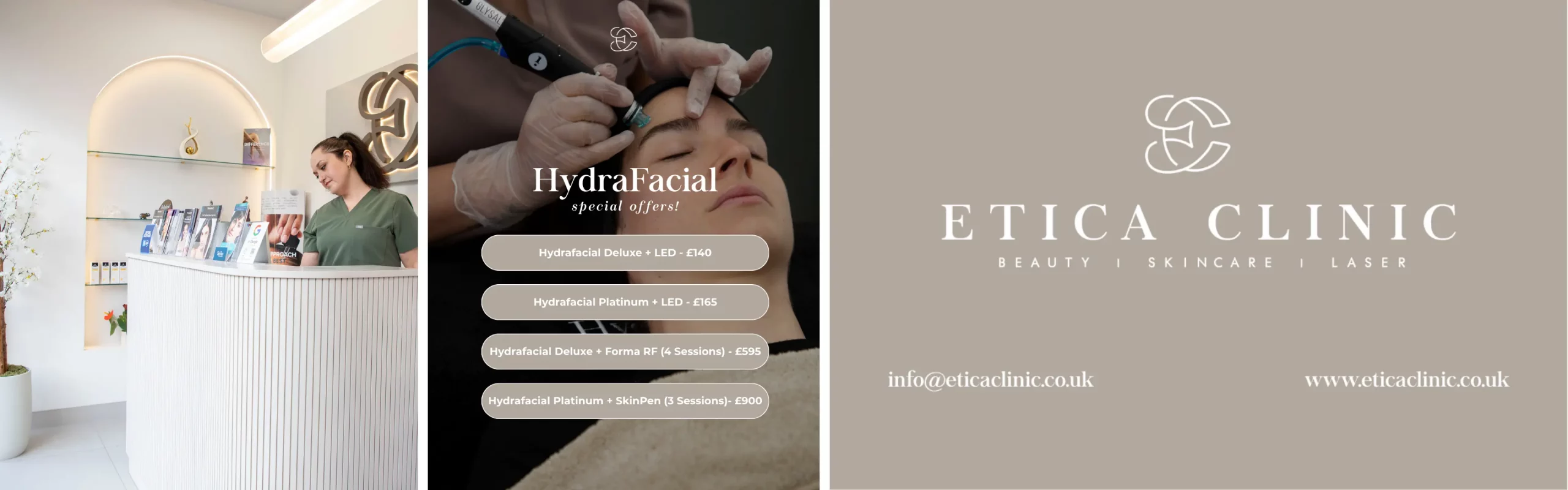 Etica Clinic social media and content creation by Marketing Valley London Agency Claygate