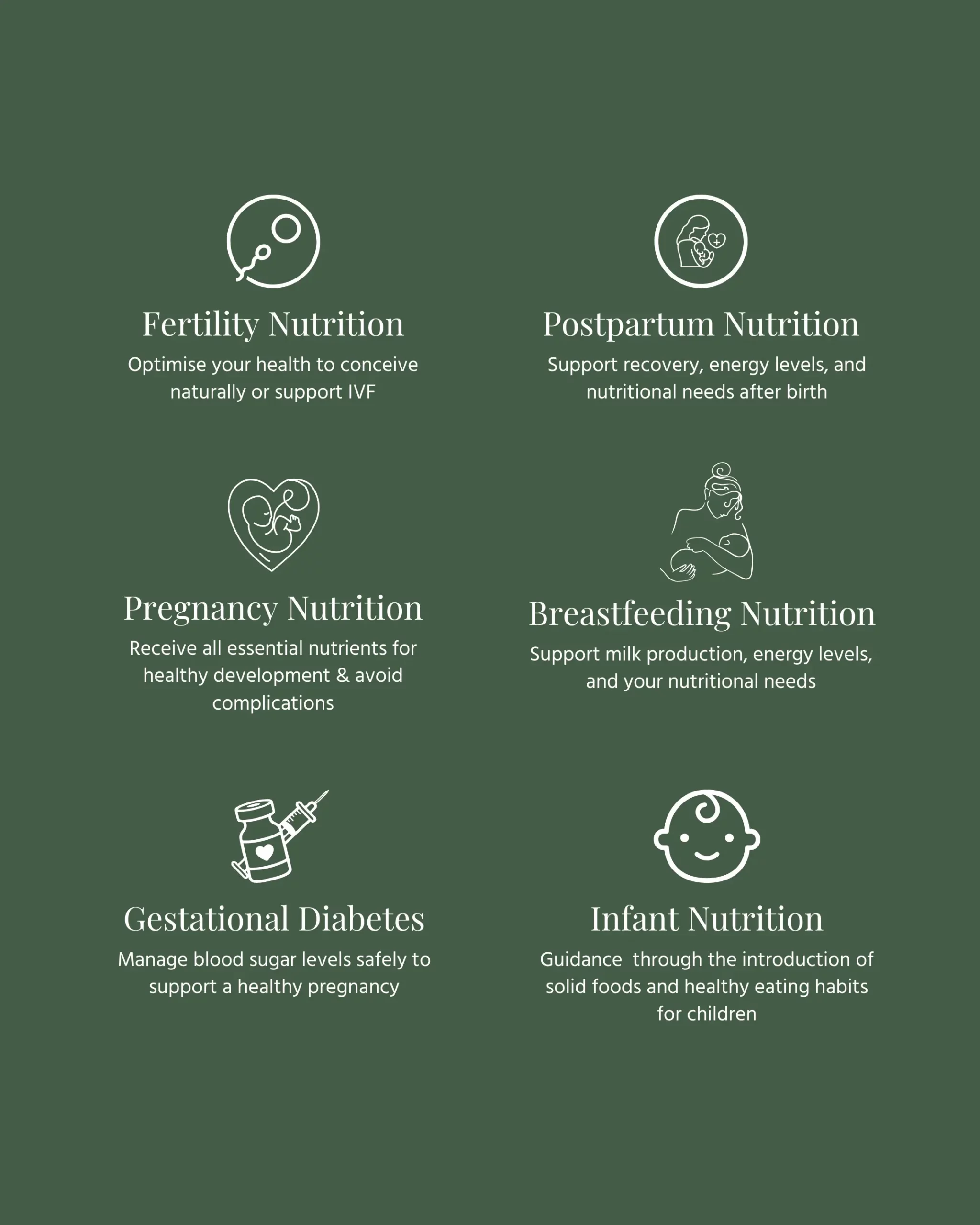 Mobile responsive website design for fertility and pregnancy dietitian Natercia Nutrition UK Marketing Valley